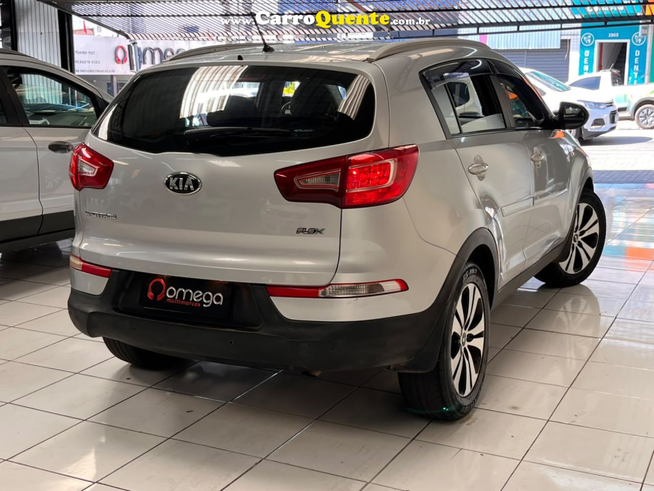 KIA   SPORTAGE LX 2.0 16V 2.0 16V FLEX  AUT.   PRATA 2014 2.0 FLEX - Loja