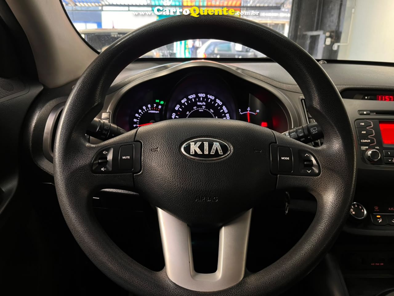 KIA   SPORTAGE LX 2.0 16V 2.0 16V FLEX  AUT.   PRATA 2014 2.0 FLEX - Loja
