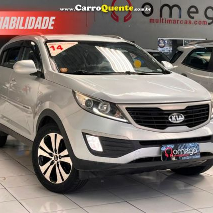KIA   SPORTAGE LX 2.0 16V 2.0 16V FLEX  AUT.   PRATA 2014 2.0 FLEX