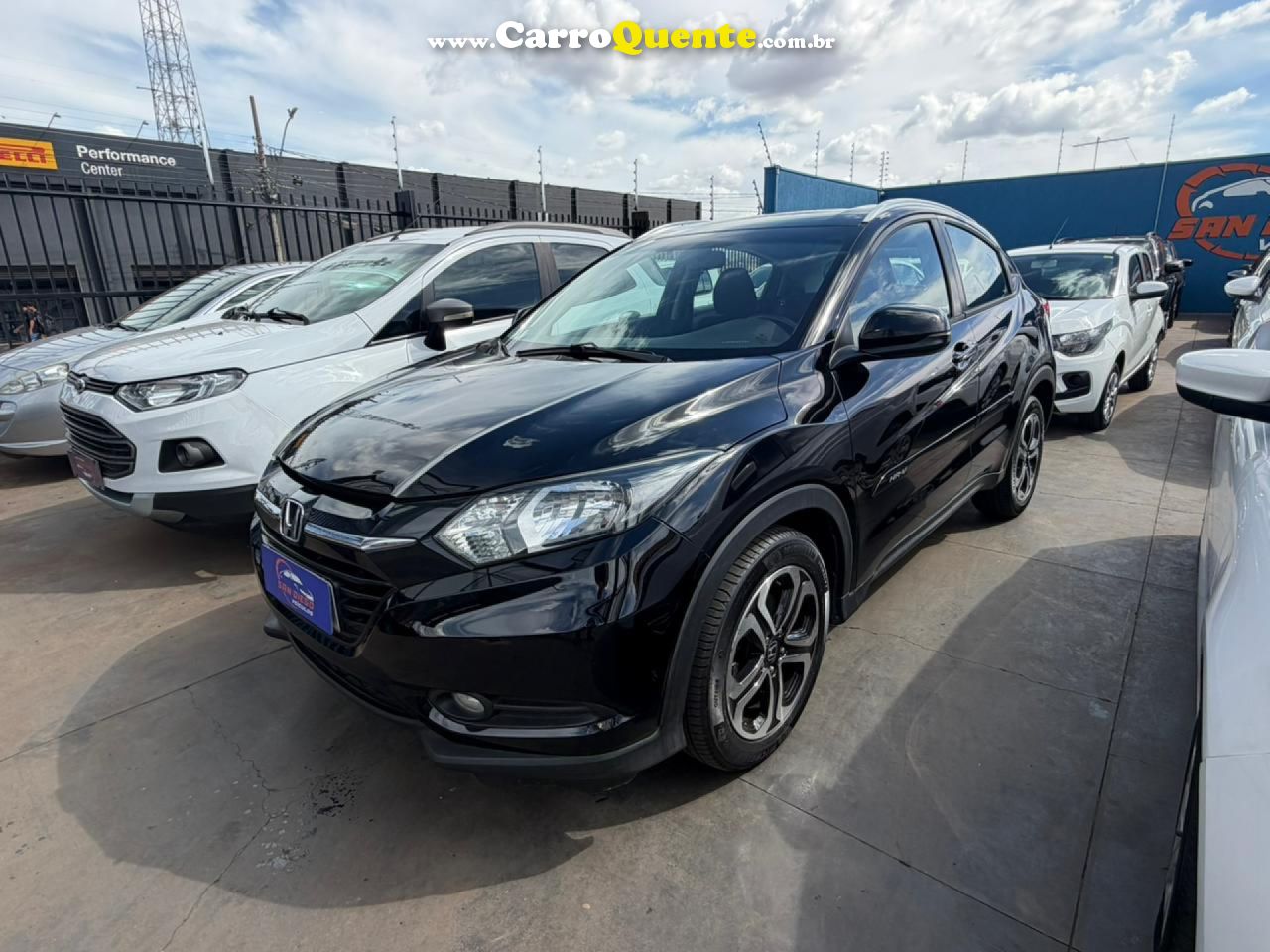 HONDA   HR-V EX 1.8 FLEXONE 16V 5P AUT.   PRETO 2018 1.8 GASOLINA - Loja