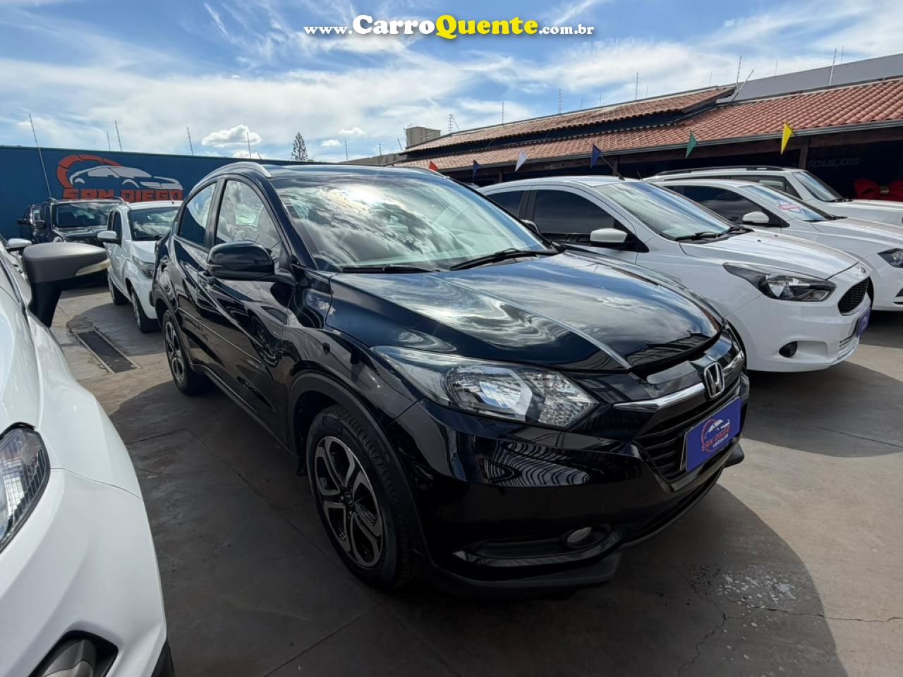 HONDA   HR-V EX 1.8 FLEXONE 16V 5P AUT.   PRETO 2018 1.8 GASOLINA - Loja