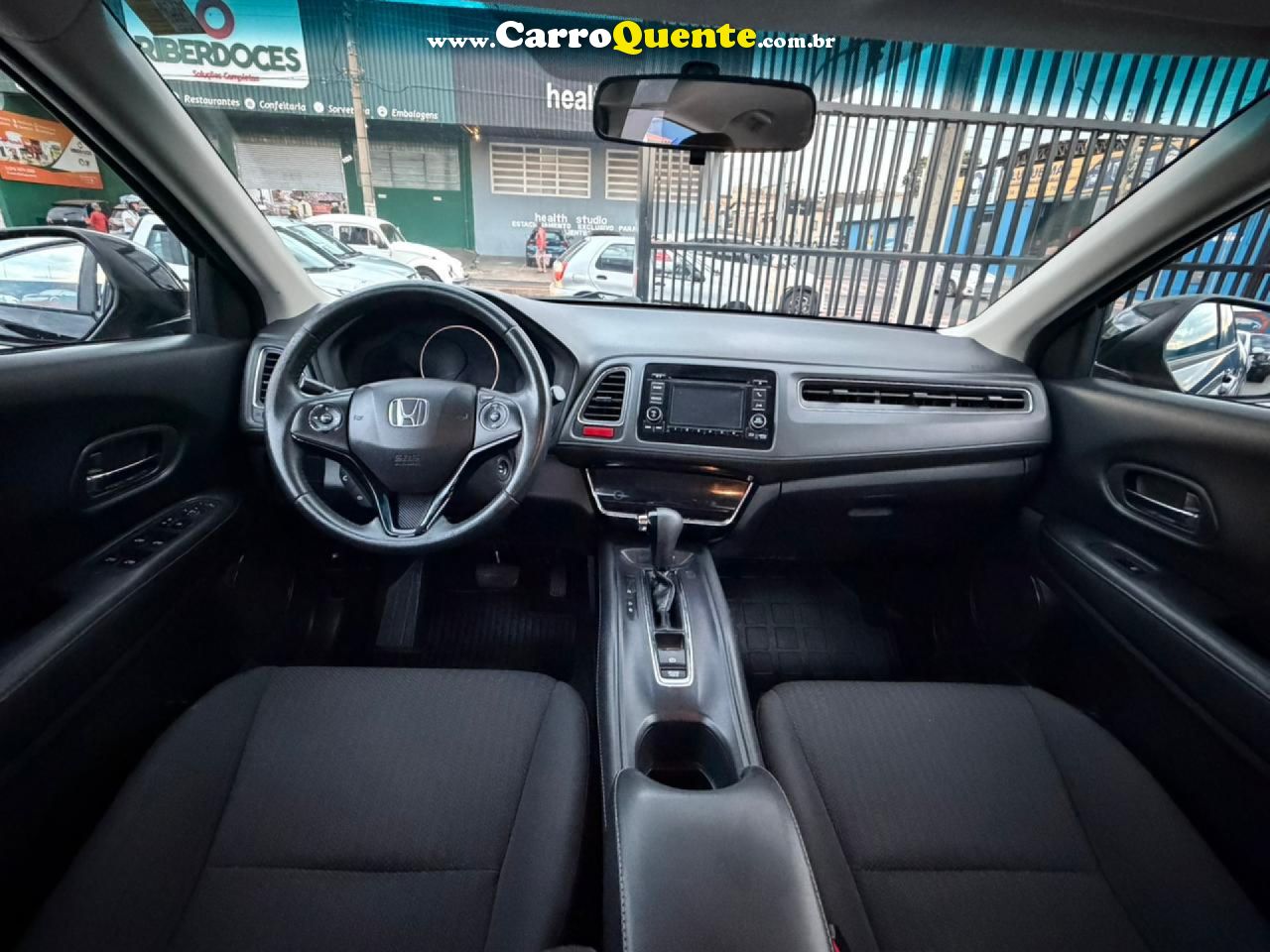 HONDA   HR-V EX 1.8 FLEXONE 16V 5P AUT.   PRETO 2018 1.8 GASOLINA - Loja