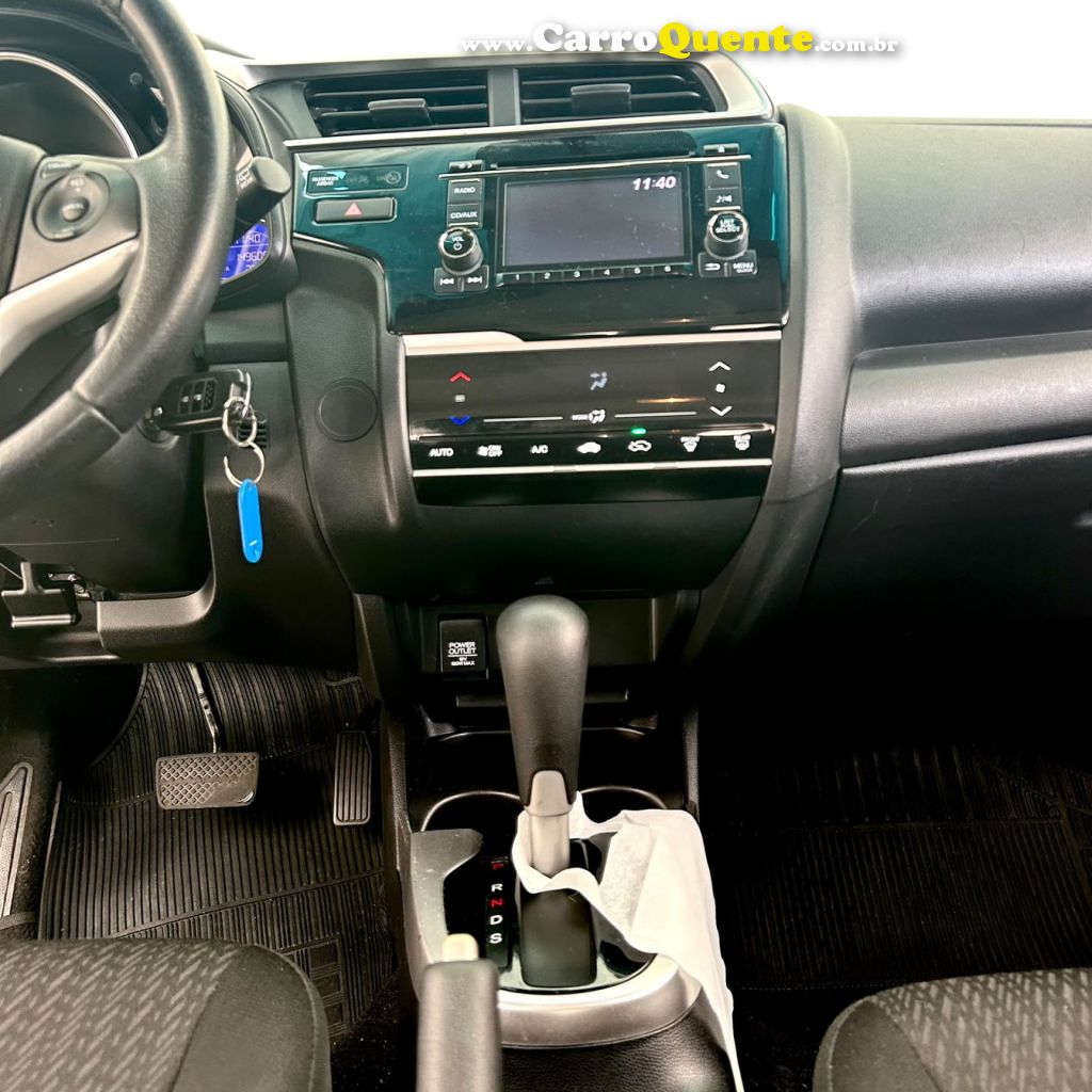 HONDA   FIT EXSEX 1.5 FLEXFLEXONE 16V 5P AUT.   BRANCO 2018 1.5 GASOLINA - Loja