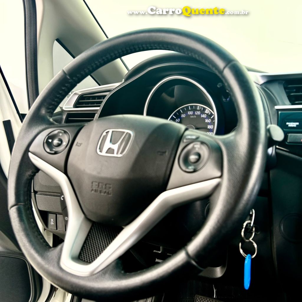 HONDA   FIT EXSEX 1.5 FLEXFLEXONE 16V 5P AUT.   BRANCO 2018 1.5 GASOLINA - Loja