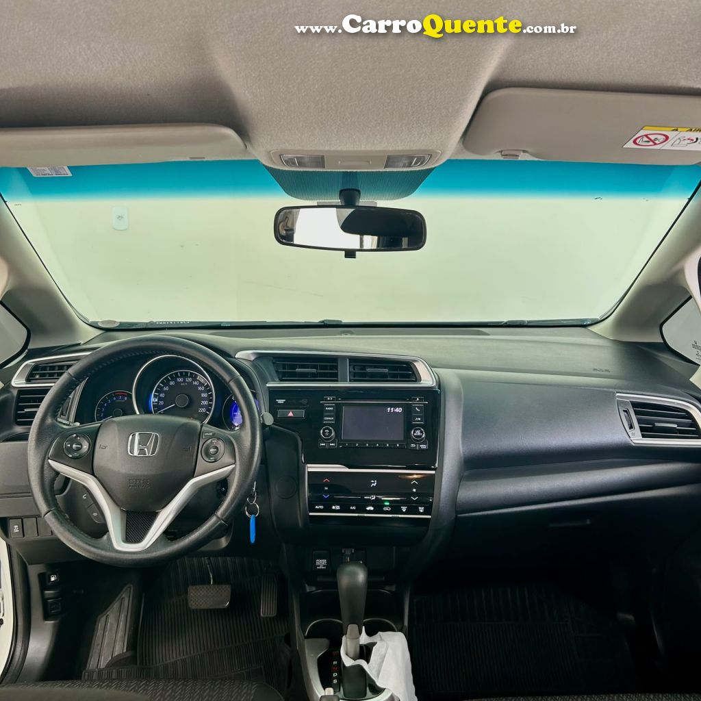 HONDA   FIT EXSEX 1.5 FLEXFLEXONE 16V 5P AUT.   BRANCO 2018 1.5 GASOLINA - Loja