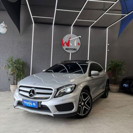 MERCEDES-BENZ   GLA 250 SPORT 2.0 TB 16V 4X2  211CV AUT.   PRATA 2015 2.0 GASOLINA