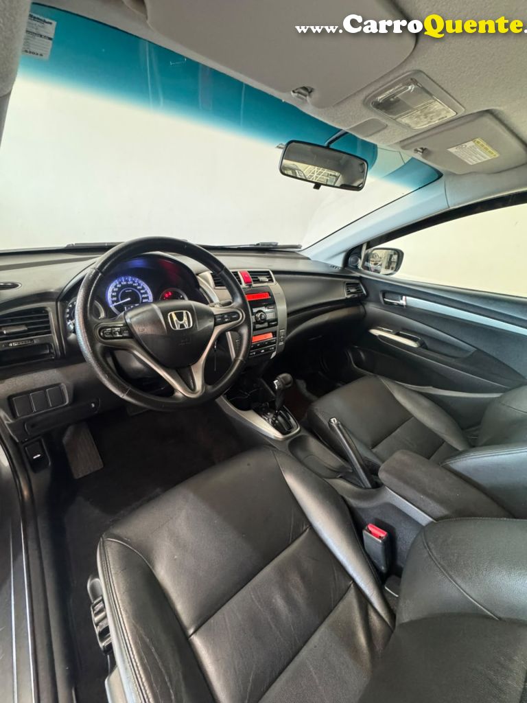 HONDA   CITY SEDAN EX 1.5 FLEX 16V 4P AUT.   CINZA 2013 1.5 FLEX - Loja