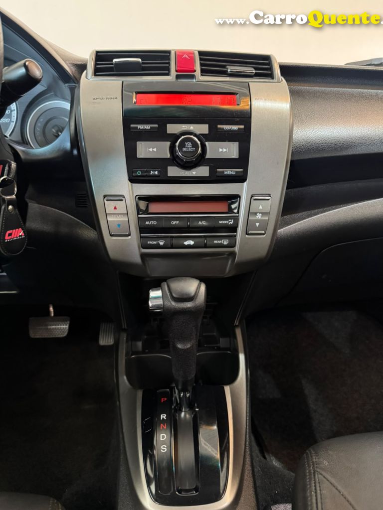 HONDA   CITY SEDAN EX 1.5 FLEX 16V 4P AUT.   CINZA 2013 1.5 FLEX - Loja
