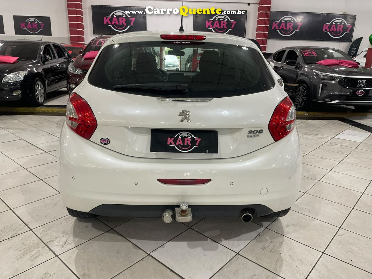 PEUGEOT   208 GRIFFE 1.6 FLEX 16V 5P AUT.   BRANCO 2016 1.6 FLEX - Loja