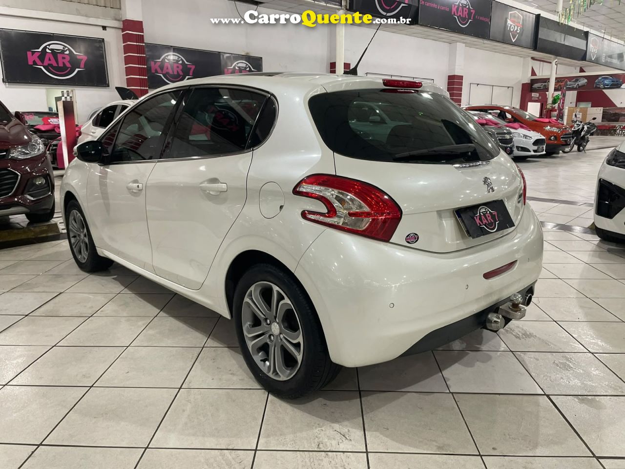 PEUGEOT   208 GRIFFE 1.6 FLEX 16V 5P AUT.   BRANCO 2016 1.6 FLEX - Loja