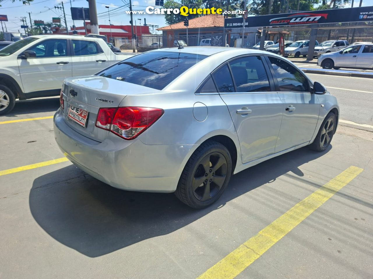 CHEVROLET   CRUZE LT 1.8 16V FLEXPOWER 4P AUT.   PRATA 2012 1.8 FLEX - Loja