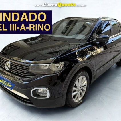VOLKSWAGEN   T-CROSS 200 TSI 1.0  FLEX 12V 5P AUT.   PRETO 2020 1.0 FLEX