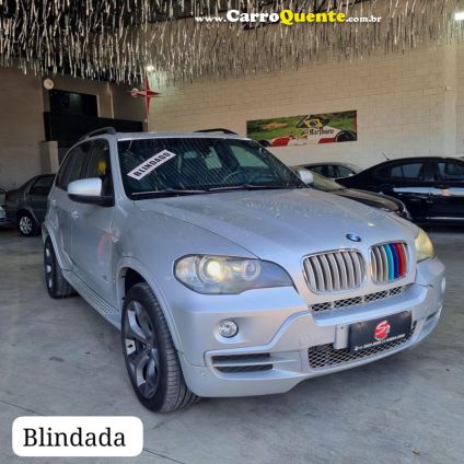 BMW   X5 4.8 4X4 V8 32V 360CV   PRATA 2008 4.8 GASOLINA