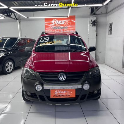 VOLKSWAGEN   CROSSFOX  1.6 T. FLEX 16V 5P   VERMELHO 2009 1.6 FLEX
