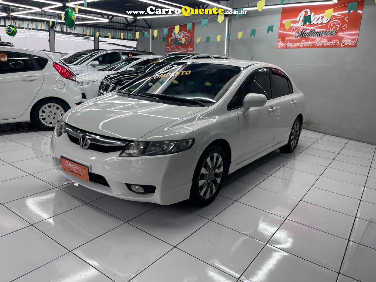 HONDA   CIVIC SEDAN LXS 1.81.8 FLEX 16V MEC. 4P   BRANCO 2010 1.8 FLEX - Loja
