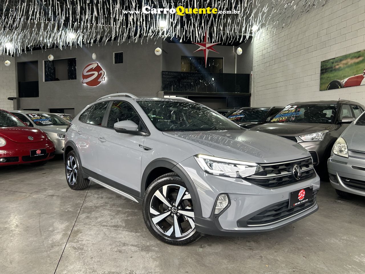 VOLKSWAGEN   NIVUS HIGHLINE 1.0 200 TSI FLEX AUT.   PRATA 2024 1.0 FLEX - Loja