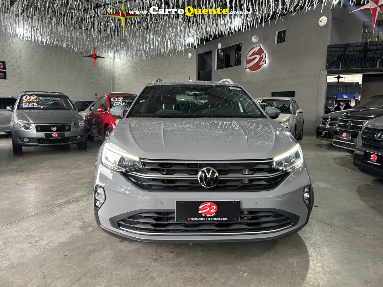 VOLKSWAGEN   NIVUS HIGHLINE 1.0 200 TSI FLEX AUT.   PRATA 2024 1.0 FLEX - Loja