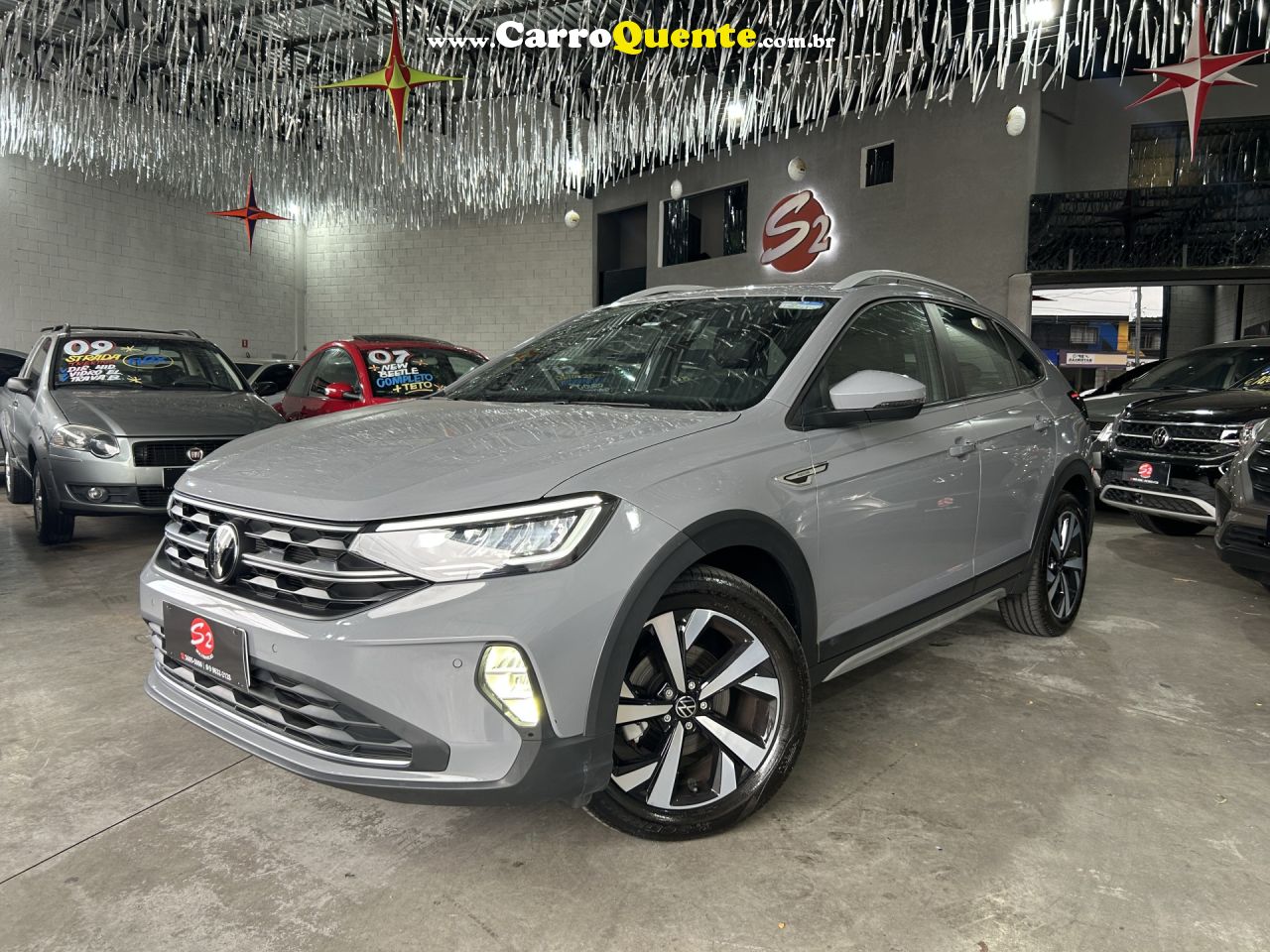 VOLKSWAGEN   NIVUS HIGHLINE 1.0 200 TSI FLEX AUT.   PRATA 2024 1.0 FLEX - Loja