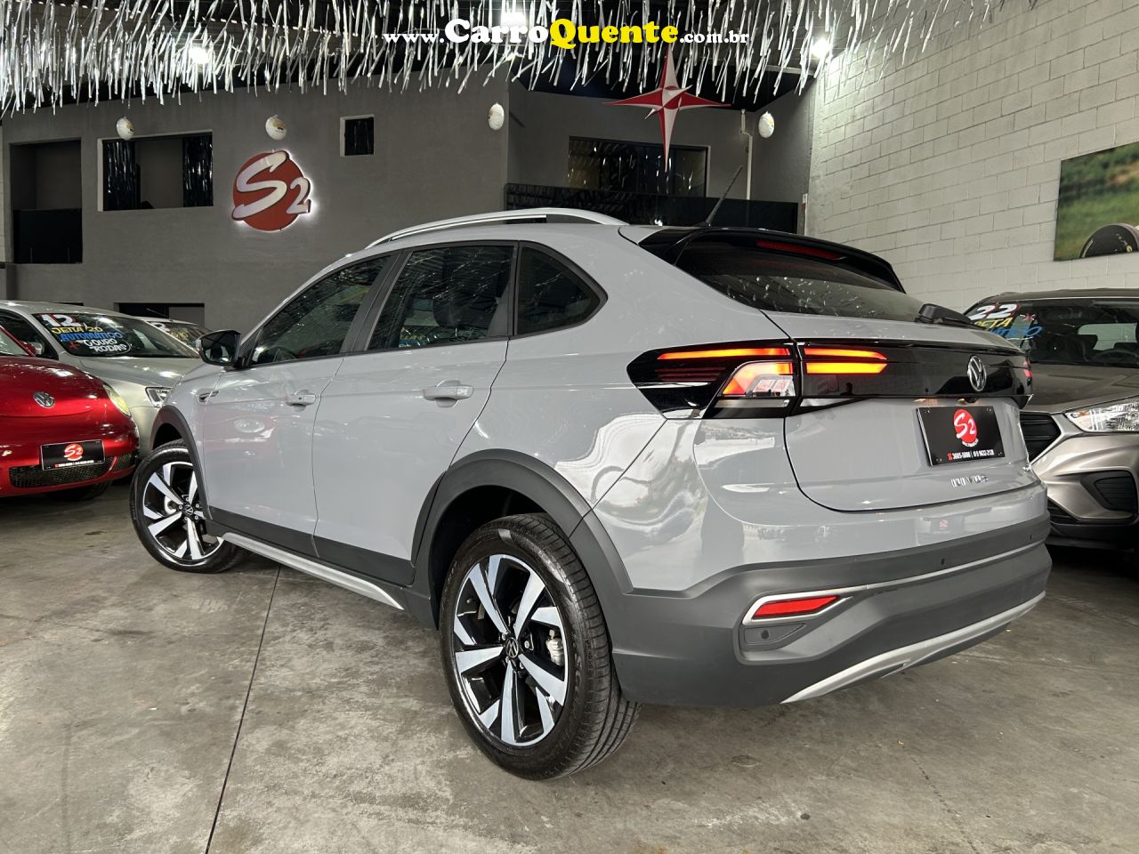 VOLKSWAGEN   NIVUS HIGHLINE 1.0 200 TSI FLEX AUT.   PRATA 2024 1.0 FLEX - Loja