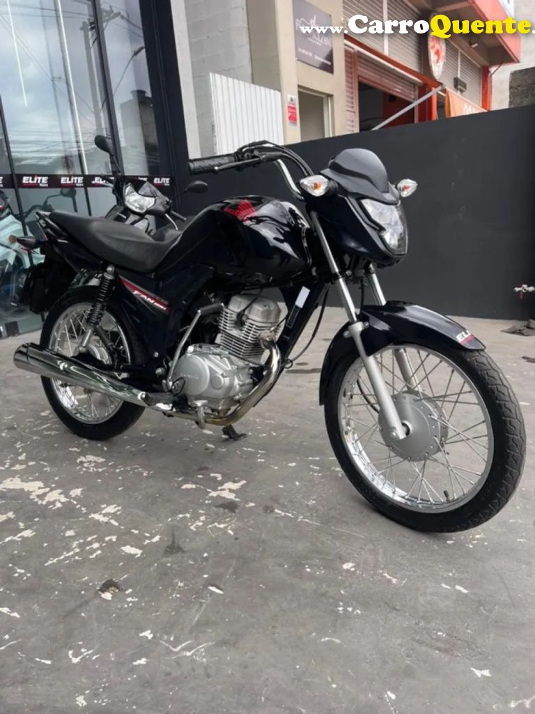 HONDA   CG 125 FAN  FAN KS  125 I FAN   PRETO 2018 125 GASOLINA - Loja