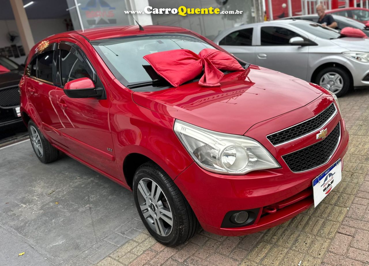 CHEVROLET   AGILE LTZ 1.4 MPFI 8V FLEXPOWER 5P   VERMELHO 2011 1.4 FLEX - Loja