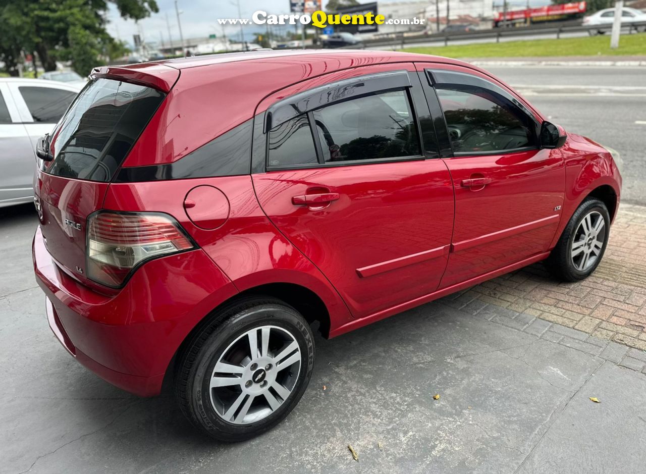 CHEVROLET   AGILE LTZ 1.4 MPFI 8V FLEXPOWER 5P   VERMELHO 2011 1.4 FLEX - Loja