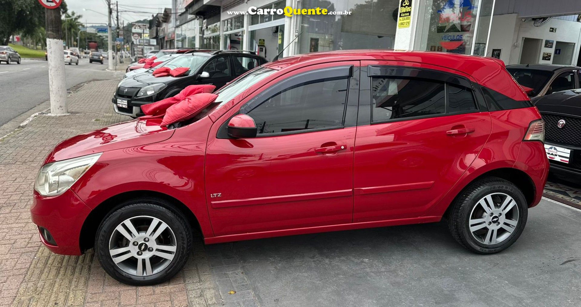 CHEVROLET   AGILE LTZ 1.4 MPFI 8V FLEXPOWER 5P   VERMELHO 2011 1.4 FLEX - Loja