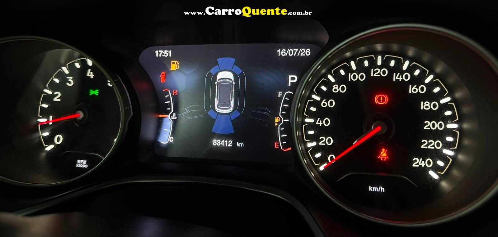 JEEP COMPASS 2.0 16V LONGITUDE 2021 - Loja