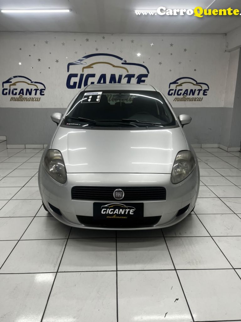 FIAT   PUNTO ATTRACTIVE 1.4 FIRE FLEX 8V 5P   PRATA 2011 1.4 FLEX - Loja