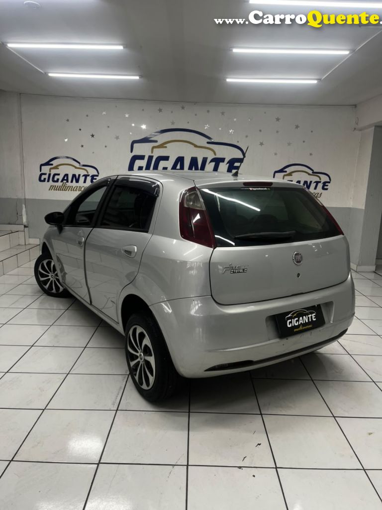 FIAT   PUNTO ATTRACTIVE 1.4 FIRE FLEX 8V 5P   PRATA 2011 1.4 FLEX - Loja