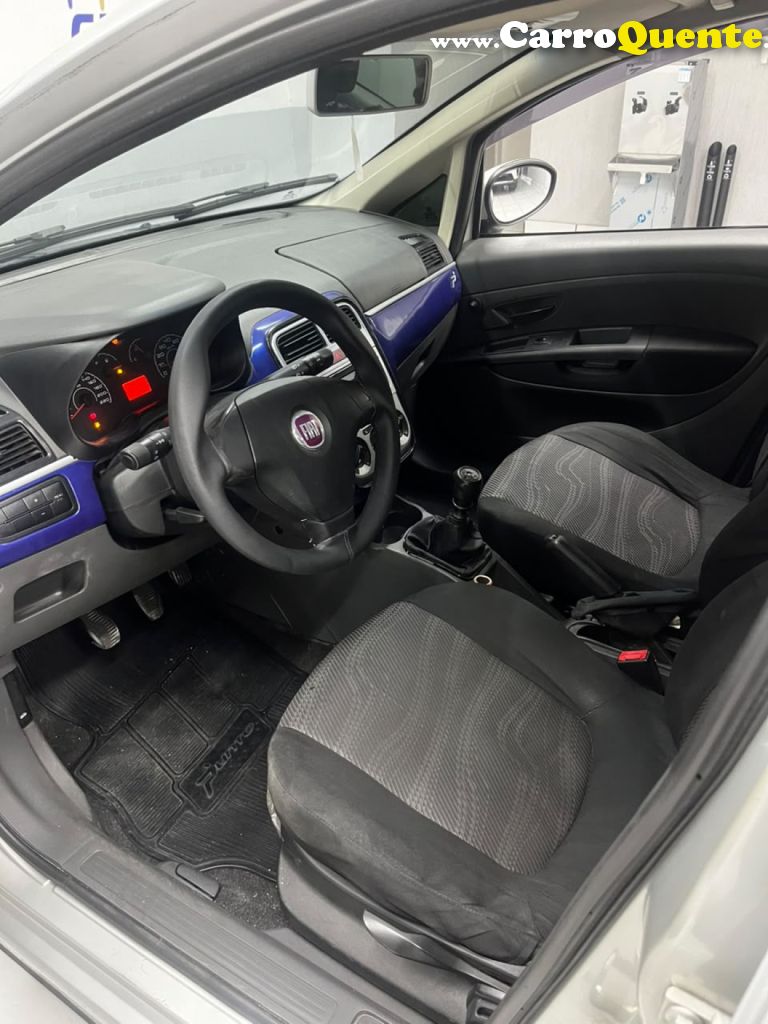 FIAT   PUNTO ATTRACTIVE 1.4 FIRE FLEX 8V 5P   PRATA 2011 1.4 FLEX - Loja