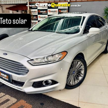 FORD   FUSION TITANIUM 2.0 GTDI ECO. AWD AUT.   PRATA 2013 2.0 FLEX