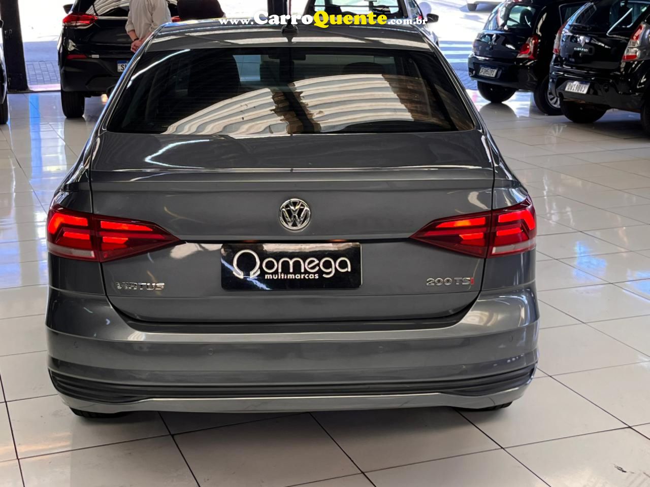 VOLKSWAGEN   VIRTUS COMFORT. 200 TSI 1.0 FLEX 12V AUT   CINZA 2022 1.0 FLEX - Loja
