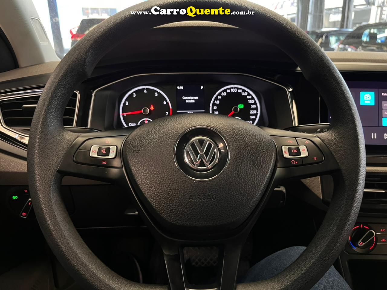 VOLKSWAGEN   VIRTUS COMFORT. 200 TSI 1.0 FLEX 12V AUT   CINZA 2022 1.0 FLEX - Loja