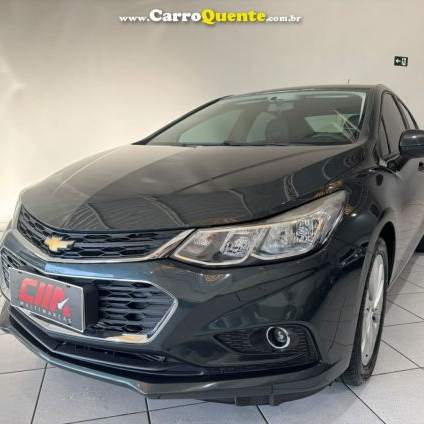 CHEVROLET   CRUZE LT 1.4 16V TURBO FLEX 4P AUT.   CINZA 2019 1.4 FLEX