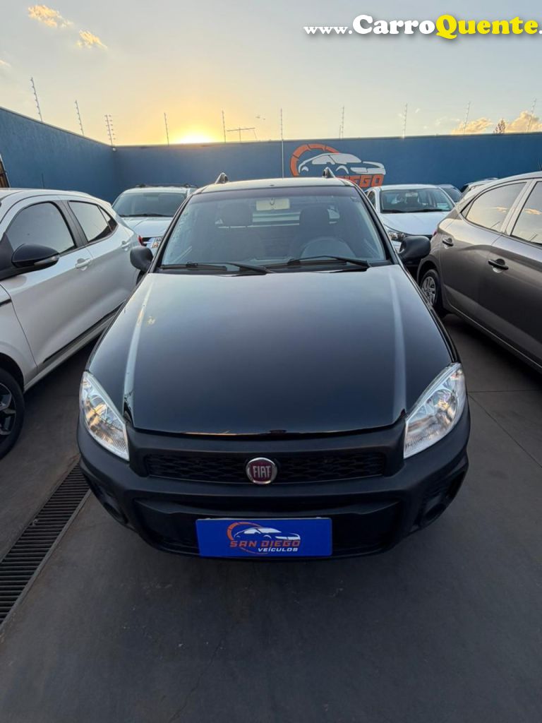 FIAT   STRADA WORKING HARD 1.4 FIRE FLEX 8V CS   PRETO 2015 1.4 FLEX - Loja