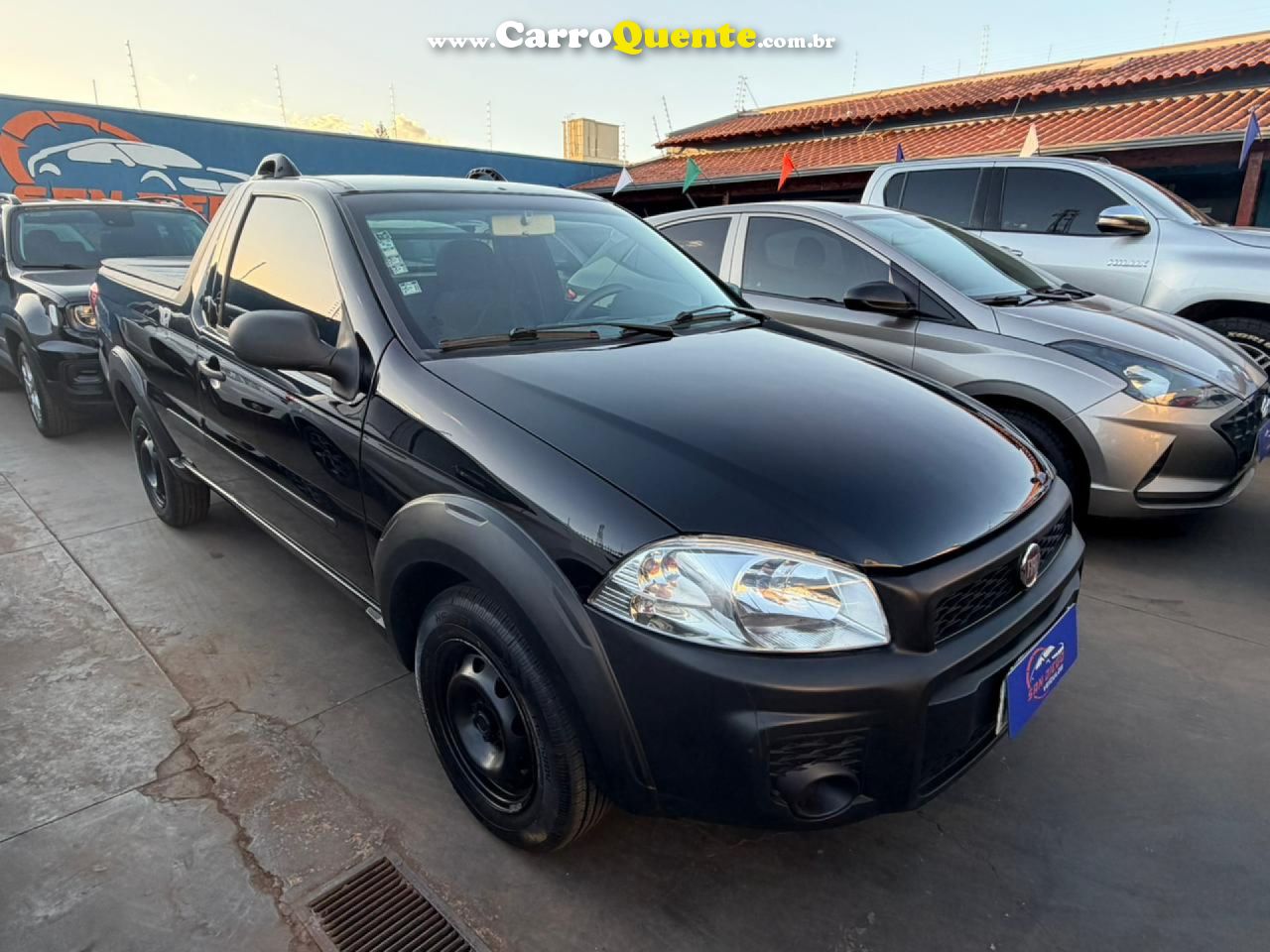 FIAT   STRADA WORKING HARD 1.4 FIRE FLEX 8V CS   PRETO 2015 1.4 FLEX - Loja