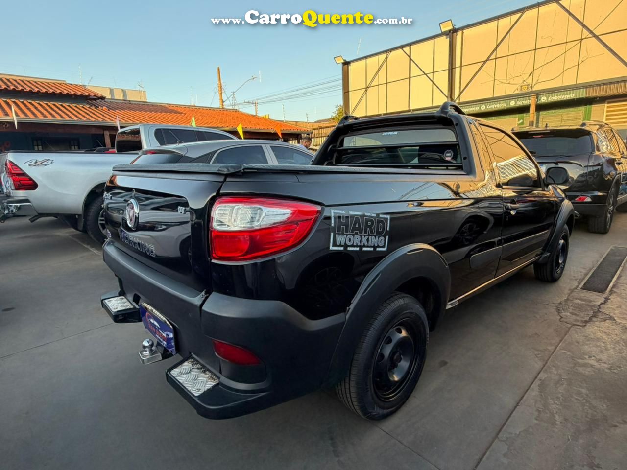 FIAT   STRADA WORKING HARD 1.4 FIRE FLEX 8V CS   PRETO 2015 1.4 FLEX - Loja