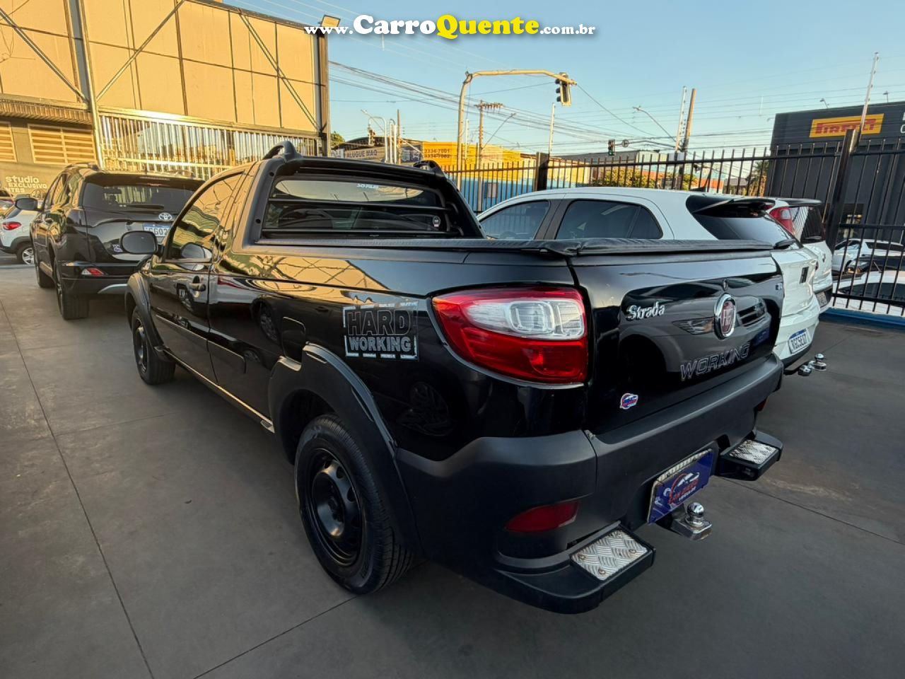 FIAT   STRADA WORKING HARD 1.4 FIRE FLEX 8V CS   PRETO 2015 1.4 FLEX - Loja