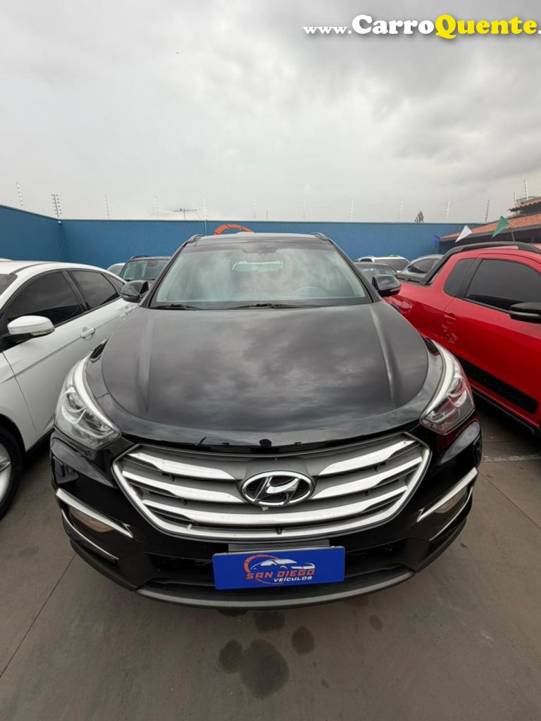 HYUNDAI   SANTA FEGLS 3.3 V6 4X4 TIPTRONIC   PRETO 2019 3.3 GASOLINA - Loja
