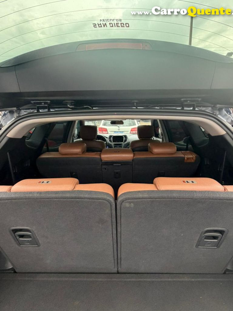 HYUNDAI   SANTA FEGLS 3.3 V6 4X4 TIPTRONIC   PRETO 2019 3.3 GASOLINA - Loja