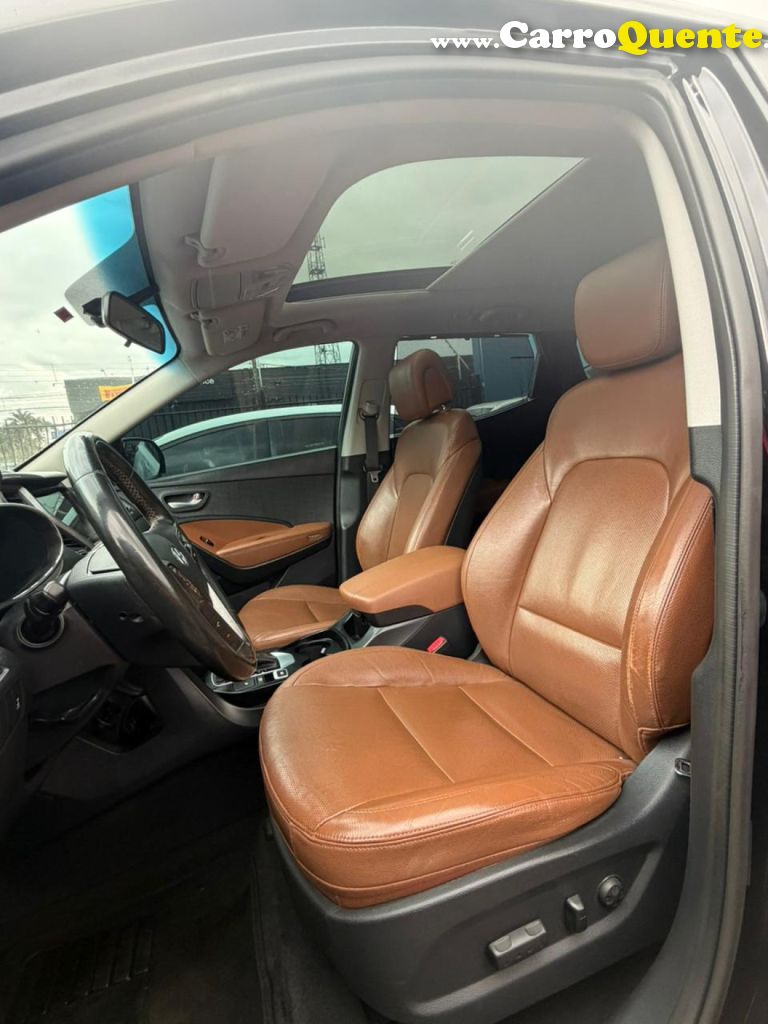 HYUNDAI   SANTA FEGLS 3.3 V6 4X4 TIPTRONIC   PRETO 2019 3.3 GASOLINA - Loja