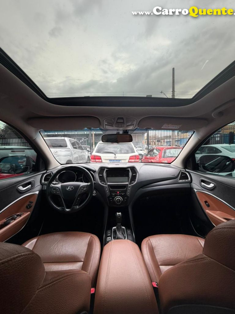 HYUNDAI   SANTA FEGLS 3.3 V6 4X4 TIPTRONIC   PRETO 2019 3.3 GASOLINA - Loja