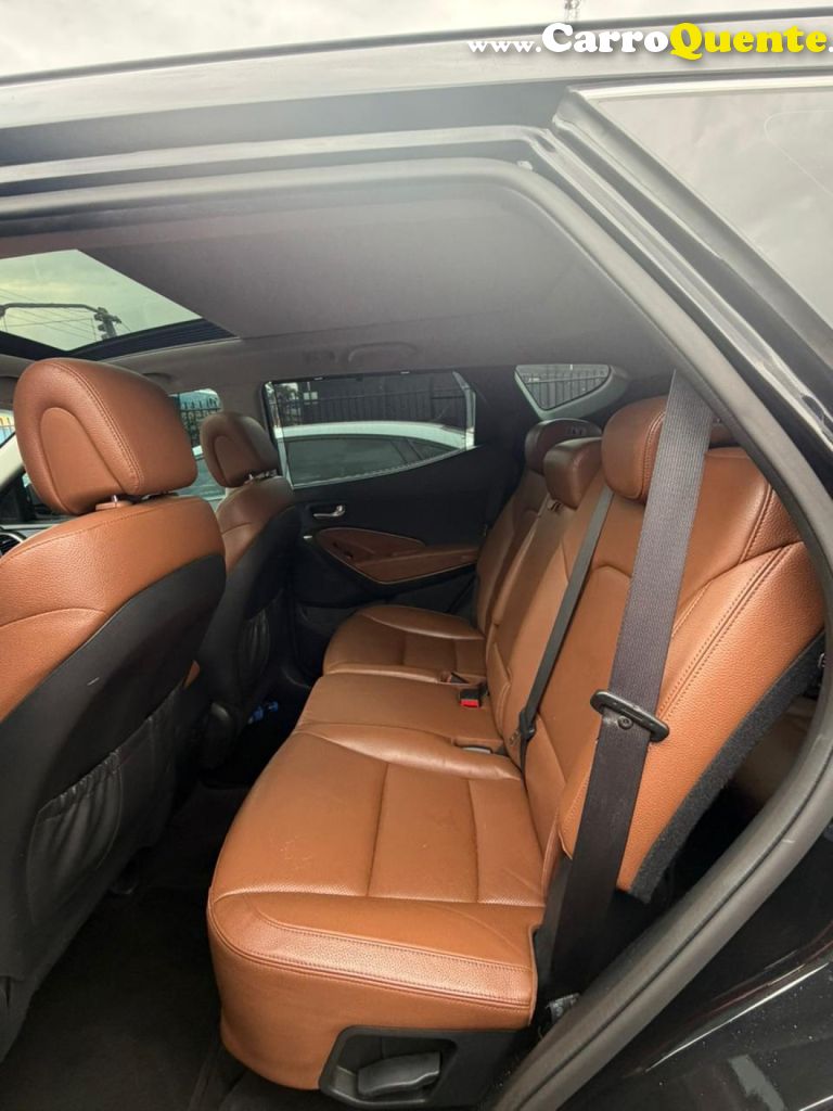 HYUNDAI   SANTA FEGLS 3.3 V6 4X4 TIPTRONIC   PRETO 2019 3.3 GASOLINA - Loja