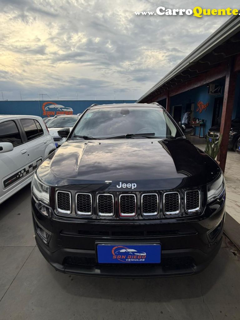 JEEP   COMPASS LONGITUDE 2.0 4X2 FLEX 16V AUT.   PRETO 2018 2.0 FLEX - Loja
