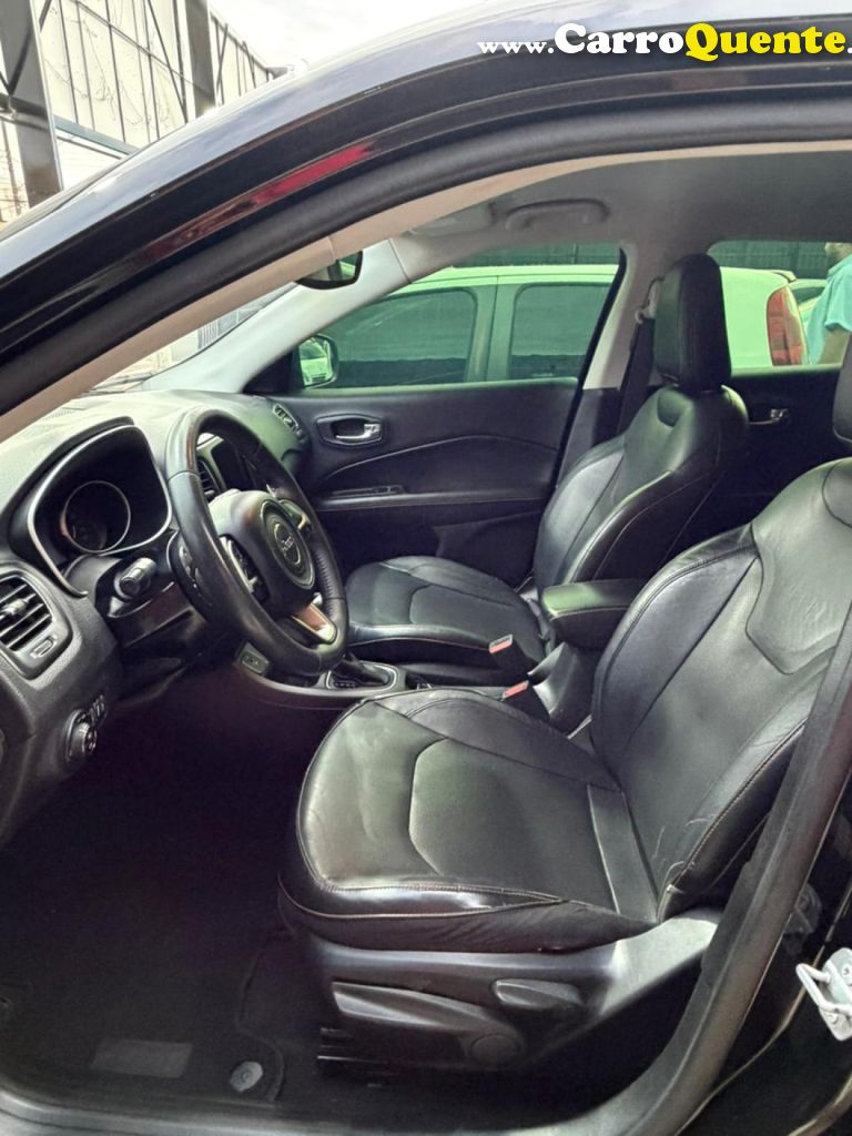 JEEP   COMPASS LONGITUDE 2.0 4X2 FLEX 16V AUT.   PRETO 2018 2.0 FLEX - Loja