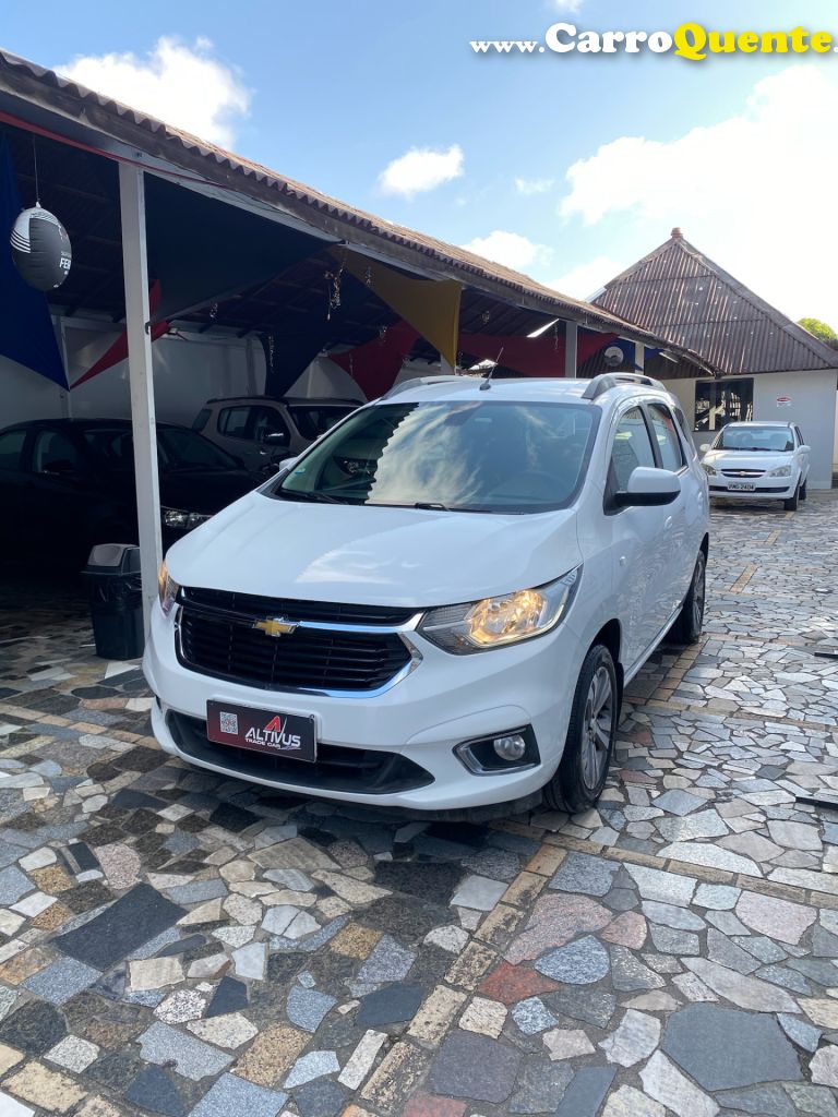 CHEVROLET   SPIN PREMIER 1.8 8V ECONO.FLEX 5P AUT.   BRANCO 2022 1.8 FLEX - Loja