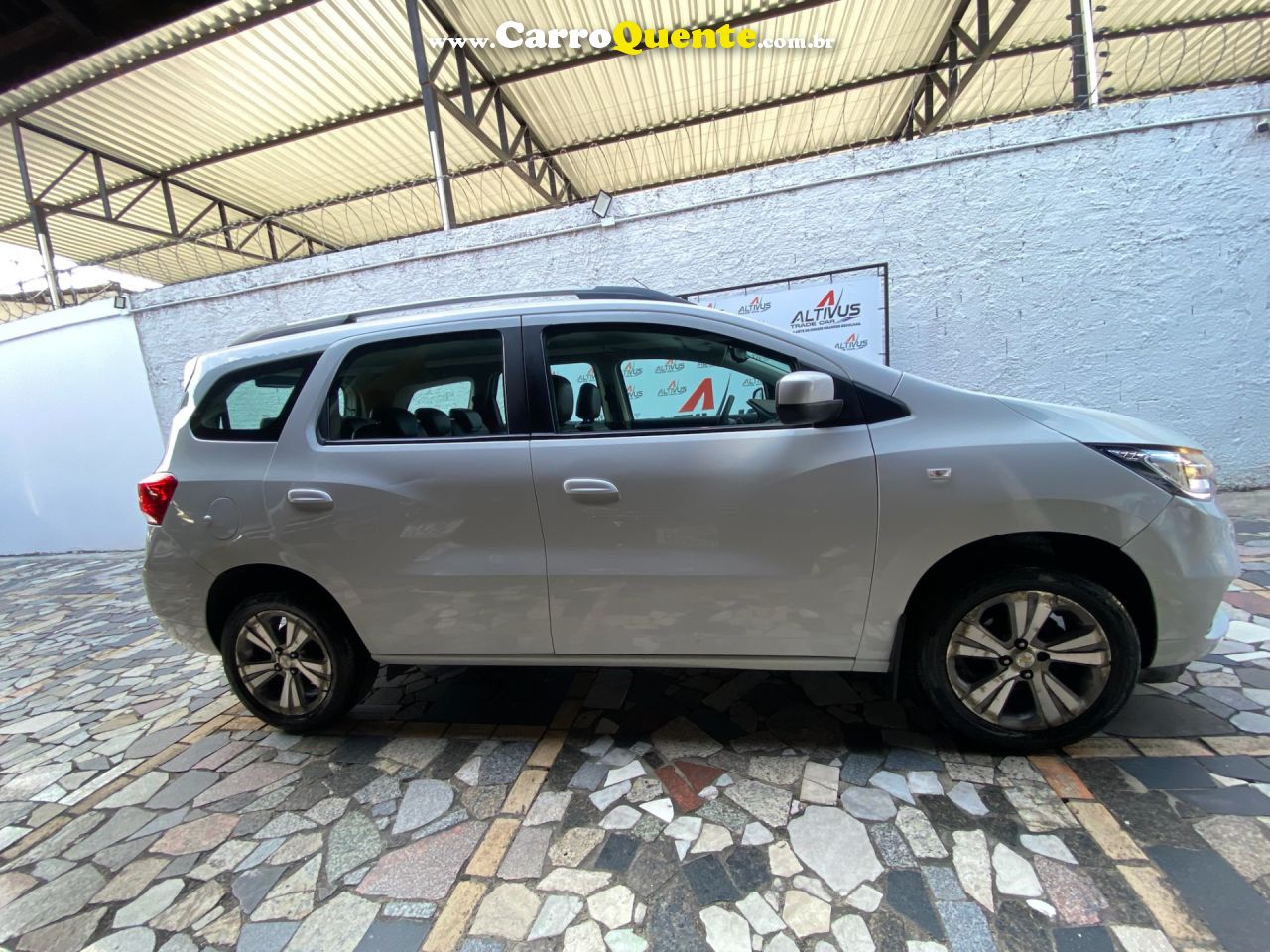 CHEVROLET   SPIN PREMIER 1.8 8V ECONO.FLEX 5P AUT.   BRANCO 2022 1.8 FLEX - Loja
