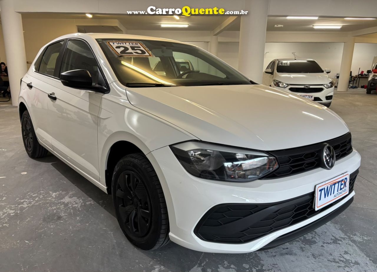 VOLKSWAGEN   POLO TRACK 1.0 FLEX 12V 5P   BRANCO 2025 1.0 FLEX - Loja