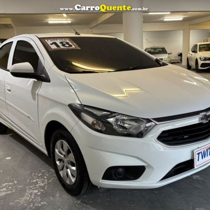 CHEVROLET   ONIX HATCH LT 1.0 8V FLEXPOWER 5P MEC.   BRANCO 2018 1.0 FLEX